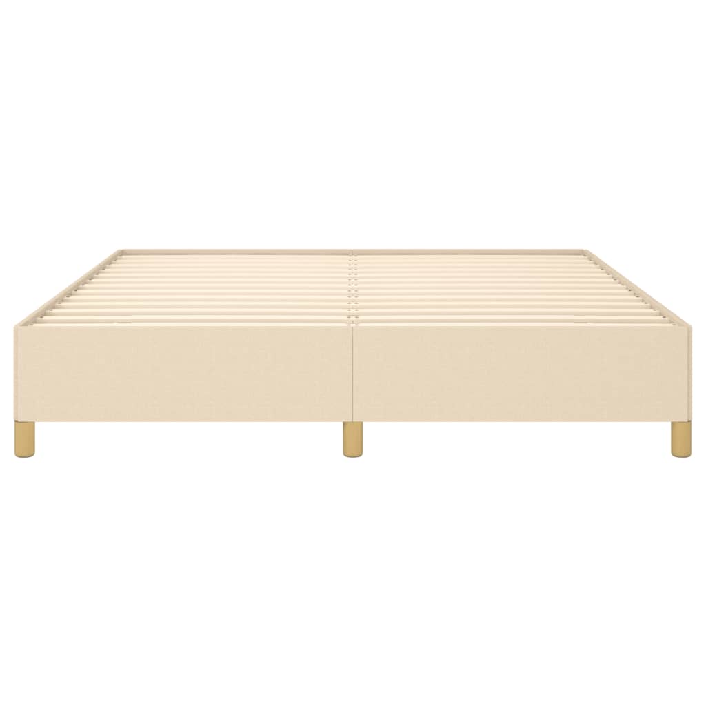 Bedframe zonder matras stof crèmekleurig 180x200 cm is nu te koop bij PeponiXL, paradijselijk wonen!