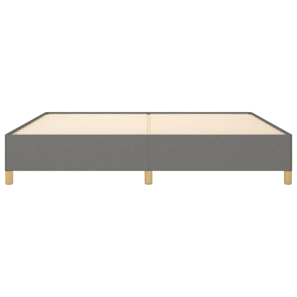 Bedframe zonder matras stof donkergrijs 200x200 cm is nu te koop bij PeponiXL, paradijselijk wonen!