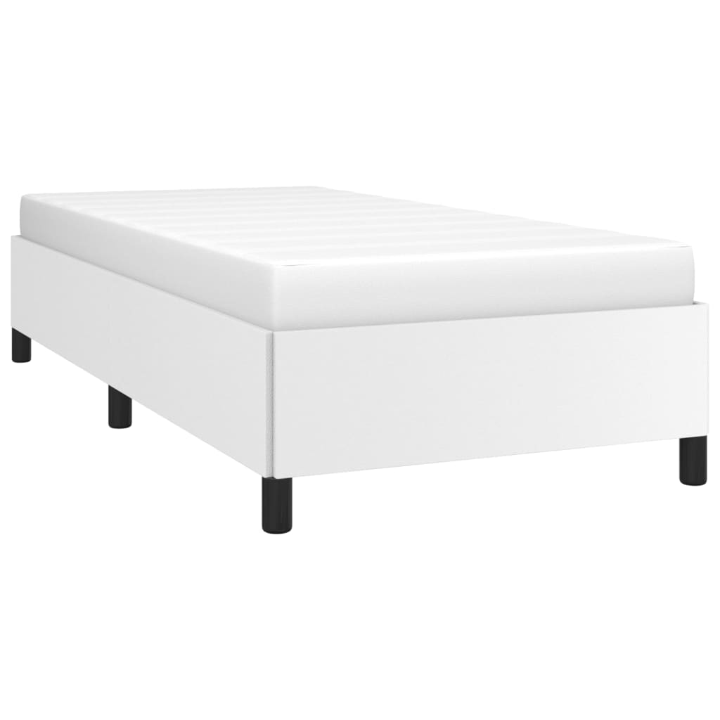 Bedframe kunstleer wit 90x200 cm is nu te koop bij PeponiXL, paradijselijk wonen!