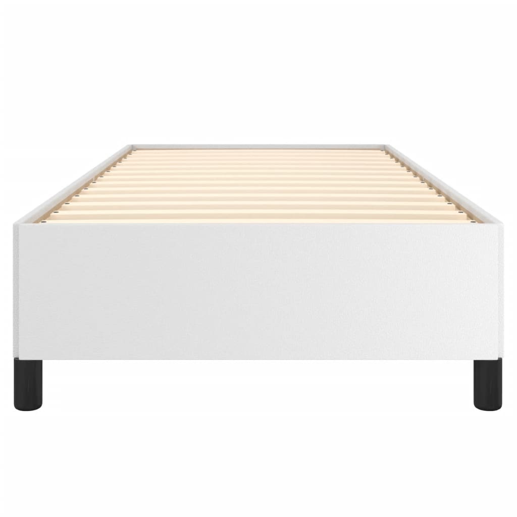 Bedframe kunstleer wit 90x200 cm is nu te koop bij PeponiXL, paradijselijk wonen!
