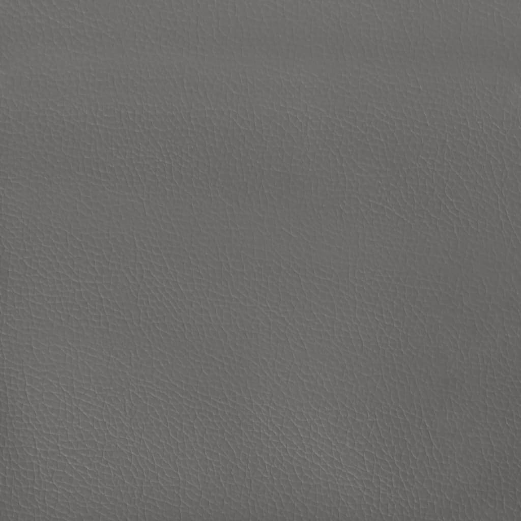 Bedframe kunstleer grijs 140x190 cm is nu te koop bij PeponiXL, paradijselijk wonen!