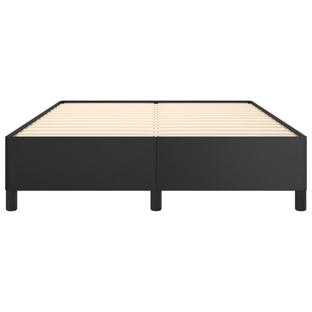Bedframe kunstleer zwart 140x200 cm is nu te koop bij PeponiXL, paradijselijk wonen!