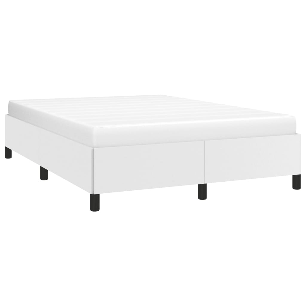 Bedframe kunstleer wit 140x200 cm is nu te koop bij PeponiXL, paradijselijk wonen!