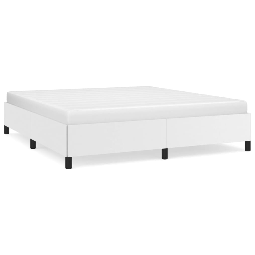 Bedframe kunstleer wit 180x200 cm is nu te koop bij PeponiXL, paradijselijk wonen!