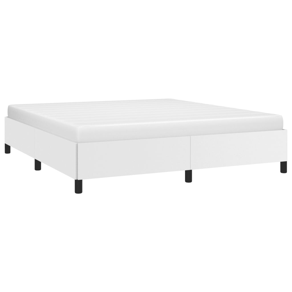 Bedframe kunstleer wit 180x200 cm is nu te koop bij PeponiXL, paradijselijk wonen!