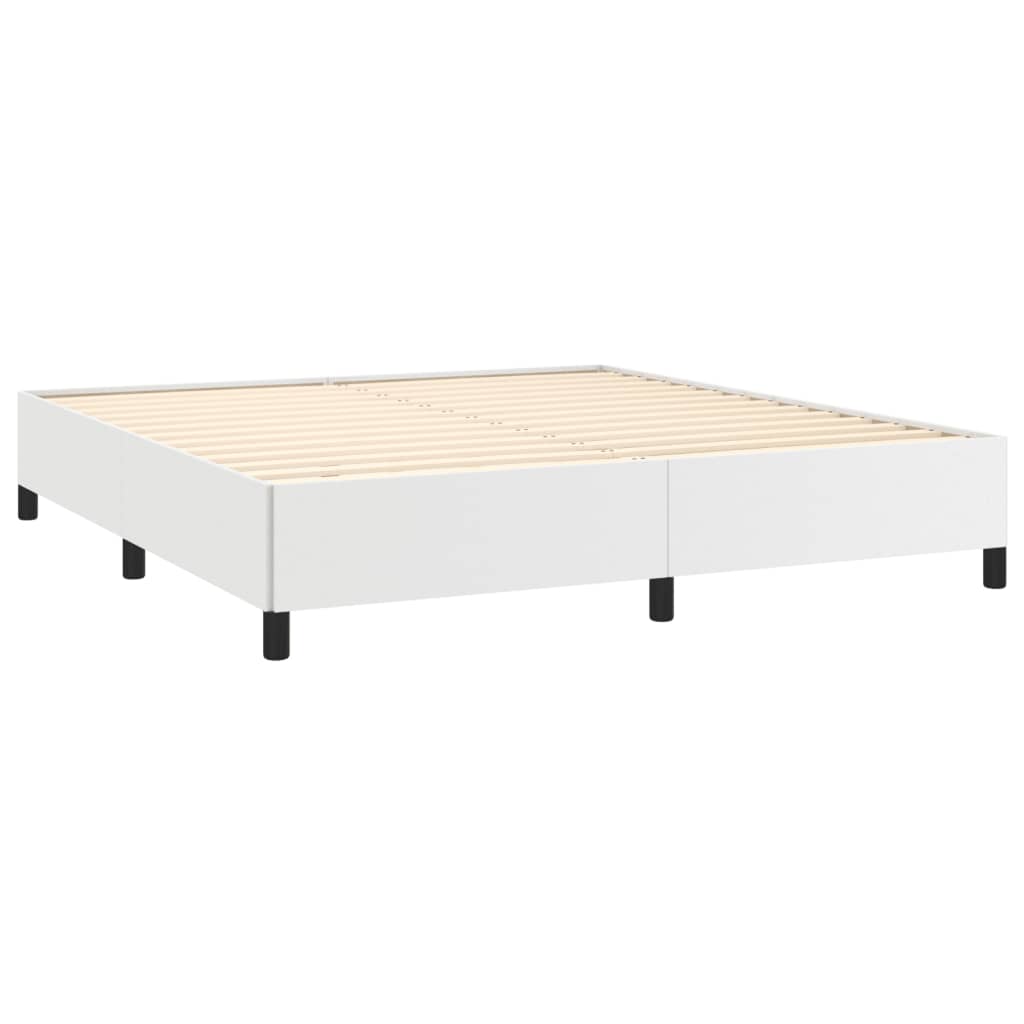 Bedframe kunstleer wit 180x200 cm is nu te koop bij PeponiXL, paradijselijk wonen!