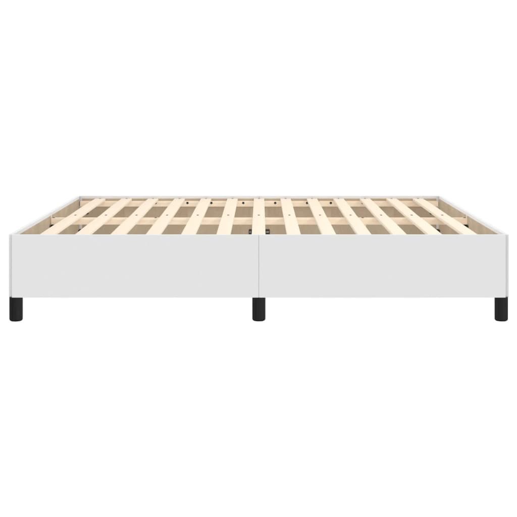 Bedframe kunstleer wit 180x200 cm is nu te koop bij PeponiXL, paradijselijk wonen!