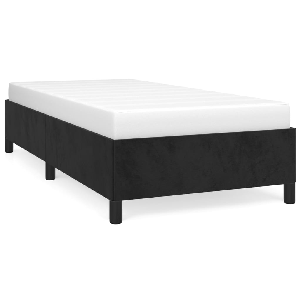 Bedframe fluweel zwart 80x200 cm is nu te koop bij PeponiXL, paradijselijk wonen!