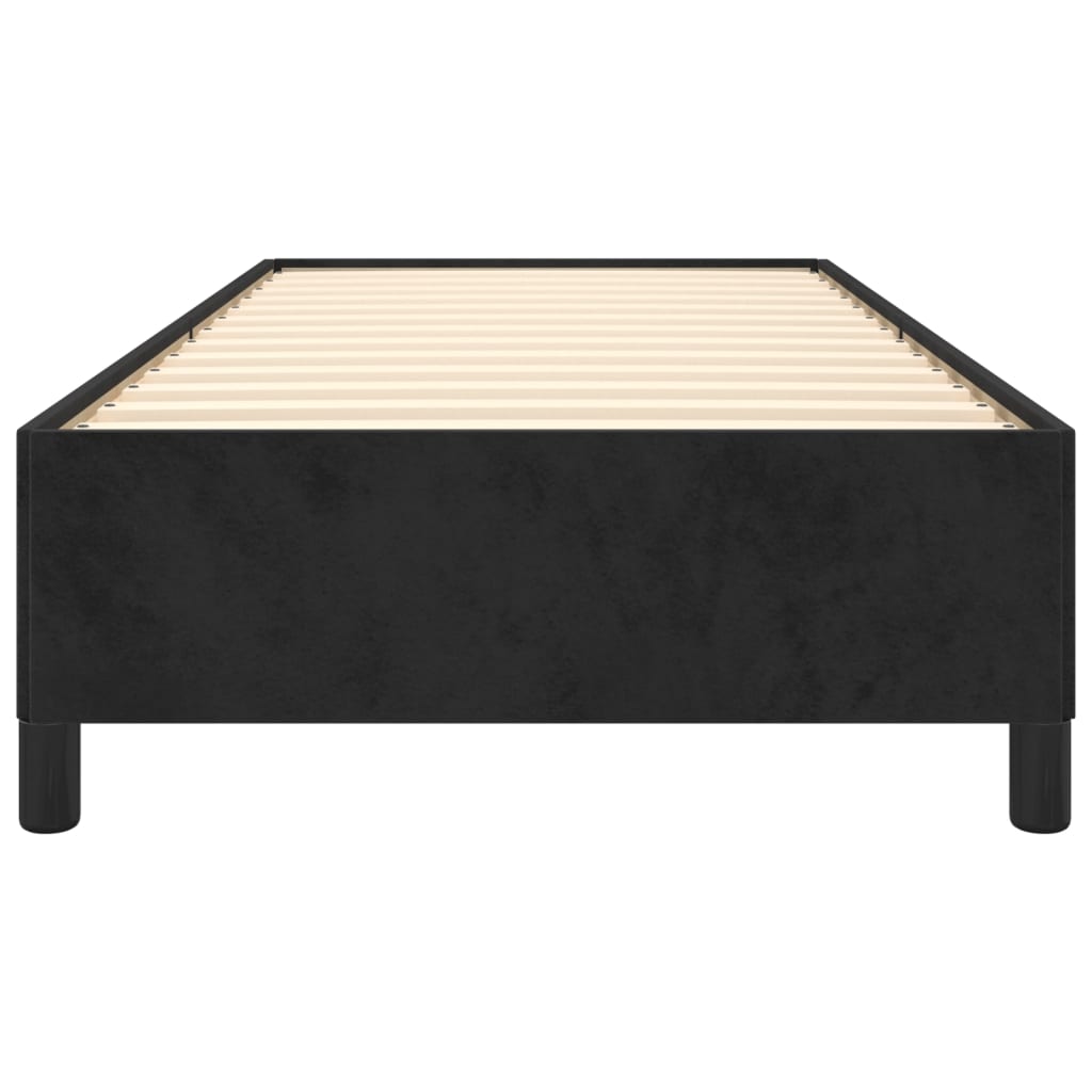 Bedframe fluweel zwart 90x190 cm is nu te koop bij PeponiXL, paradijselijk wonen!
