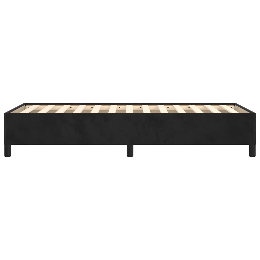 Bedframe fluweel zwart 90x190 cm is nu te koop bij PeponiXL, paradijselijk wonen!