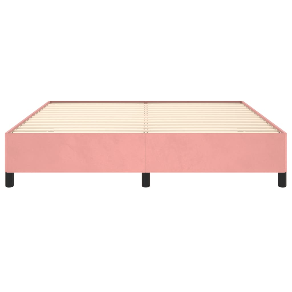 Bedframe fluweel roze 180x200 cm is nu te koop bij PeponiXL, paradijselijk wonen!