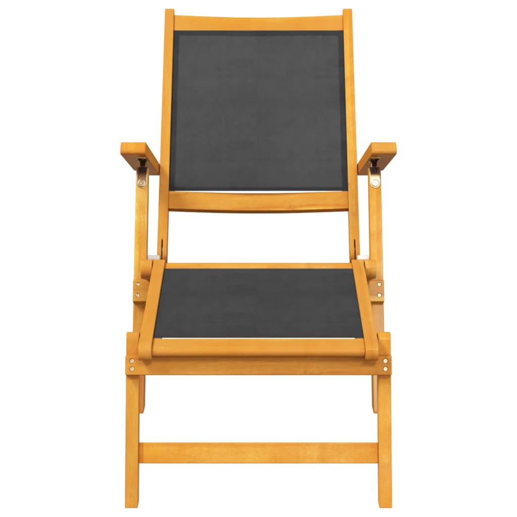 Terrasstoelen 2 st massief acaciahout en textileen is nu te koop bij PeponiXL, paradijselijk wonen!