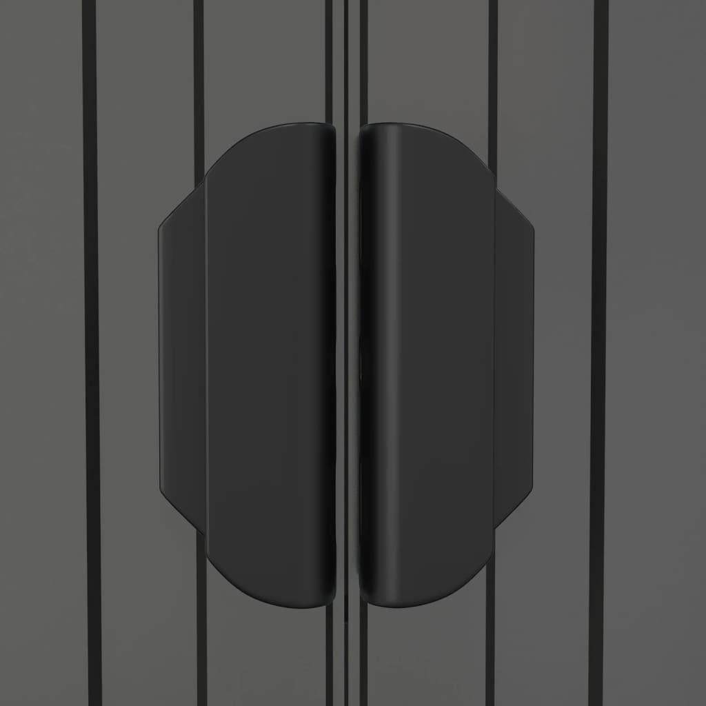 Tuinschuur 192x108x223 cm gegalvaniseerd staal lichtgrijs is nu te koop bij PeponiXL, paradijselijk wonen!