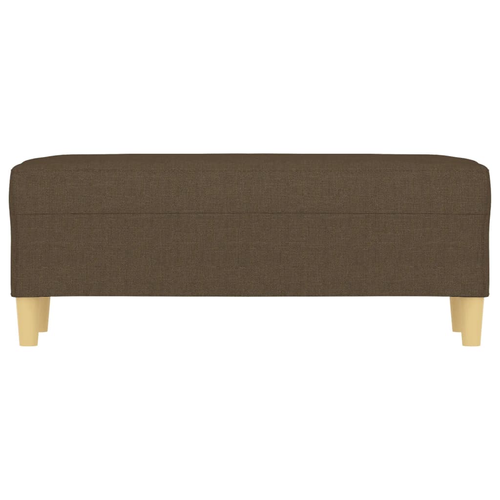Bankje 100x35x41 cm stof bruin is nu te koop bij PeponiXL, paradijselijk wonen!