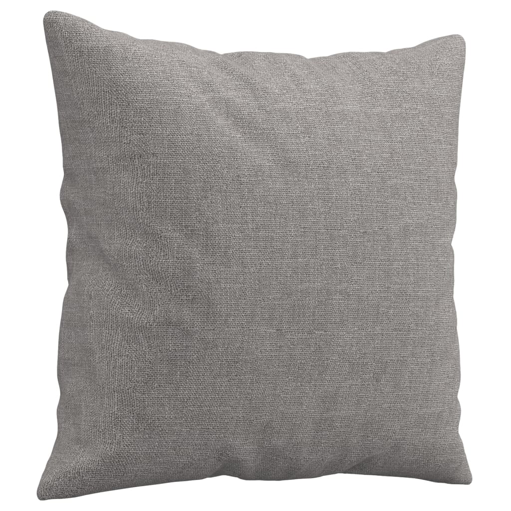 Sierkussens 2 st 40x40 cm stof lichtgrijs is nu te koop bij PeponiXL, paradijselijk wonen!