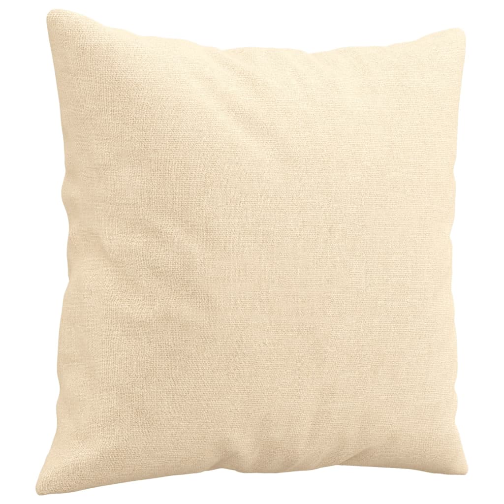 Sierkussens 2 st 40x40 cm stof crèmekleurig is nu te koop bij PeponiXL, paradijselijk wonen!