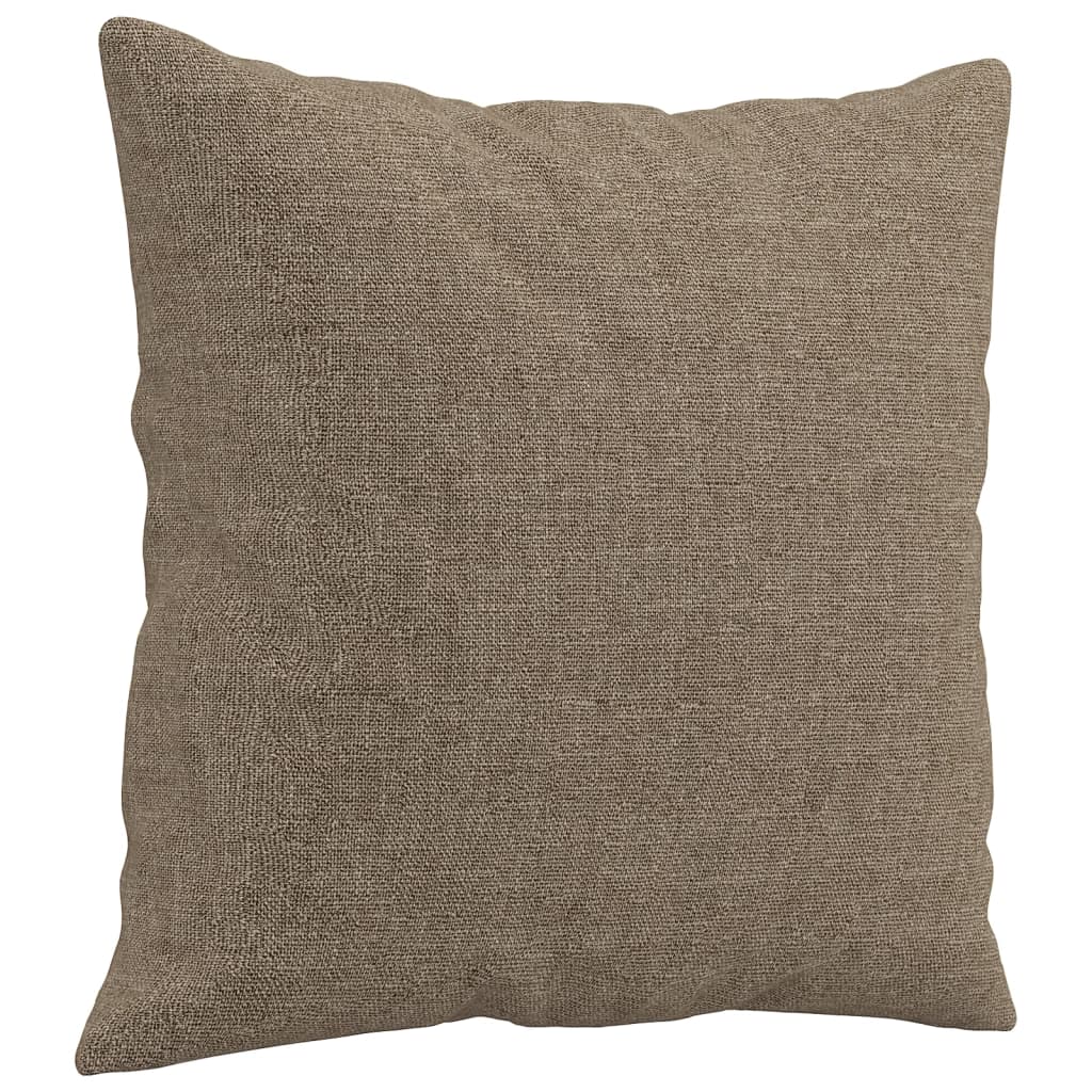 Sierkussens 2 st 40x40 cm stof taupe is nu te koop bij PeponiXL, paradijselijk wonen!