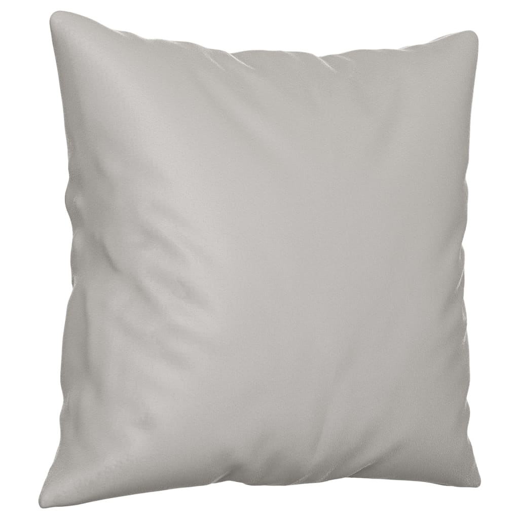 Sierkussens 2 st 40x40 cm microvezelstof lichtgrijs is nu te koop bij PeponiXL, paradijselijk wonen!