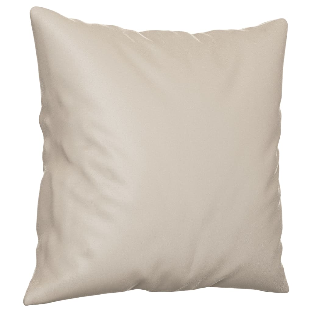 Sierkussens 2 st 40x40 cm microvezelstof crèmekleurig is nu te koop bij PeponiXL, paradijselijk wonen!