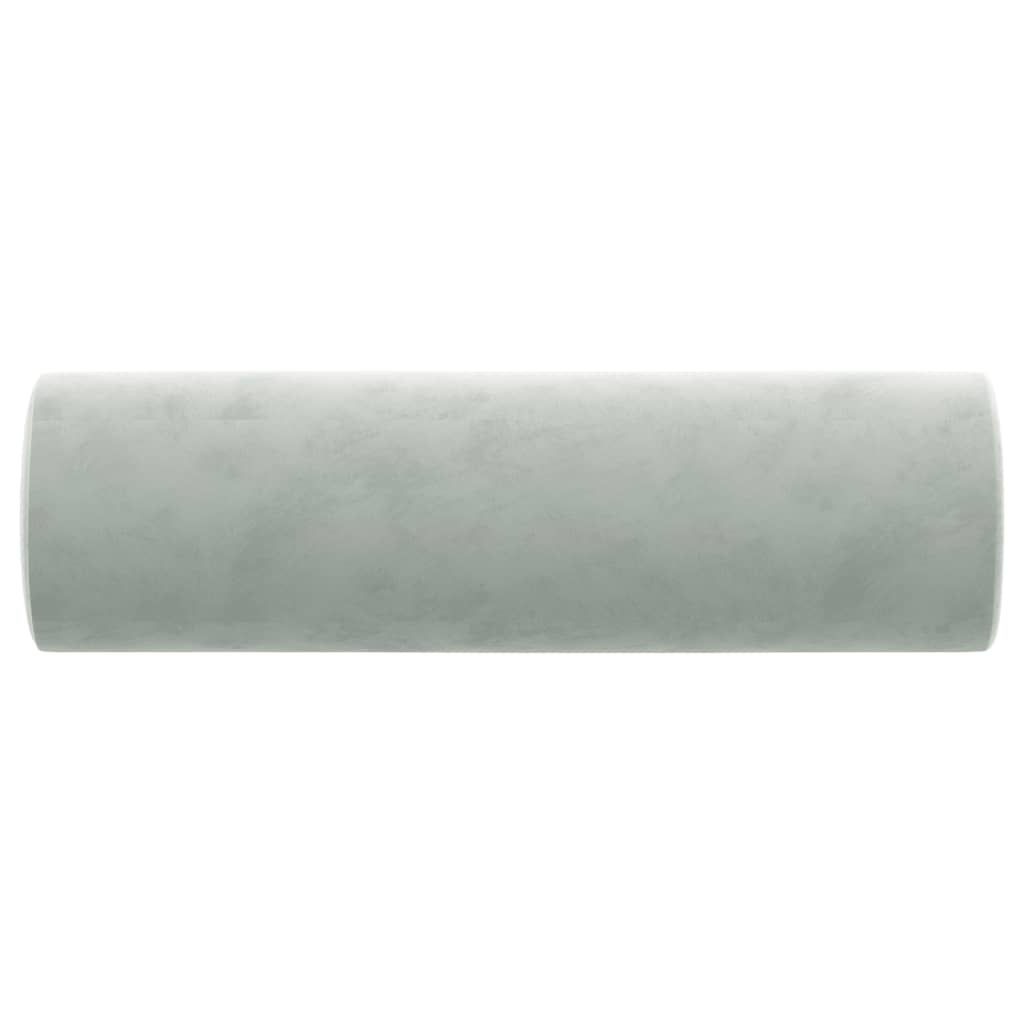 Sierkussens 2 st 15x50 cm fluweel lichtgrijs is nu te koop bij PeponiXL, paradijselijk wonen!