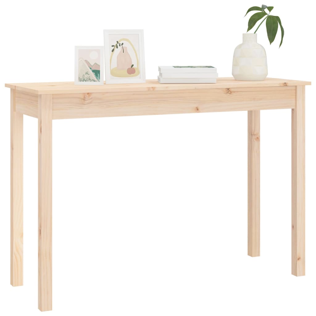 Wandtafel 110x40x75 cm massief grenenhout is nu te koop bij PeponiXL, paradijselijk wonen!
