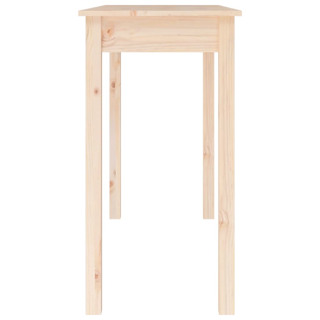 Wandtafel 110x40x75 cm massief grenenhout is nu te koop bij PeponiXL, paradijselijk wonen!