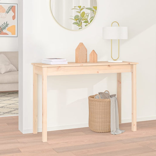 Wandtafel 110x40x75 cm massief grenenhout is nu te koop bij PeponiXL, paradijselijk wonen!