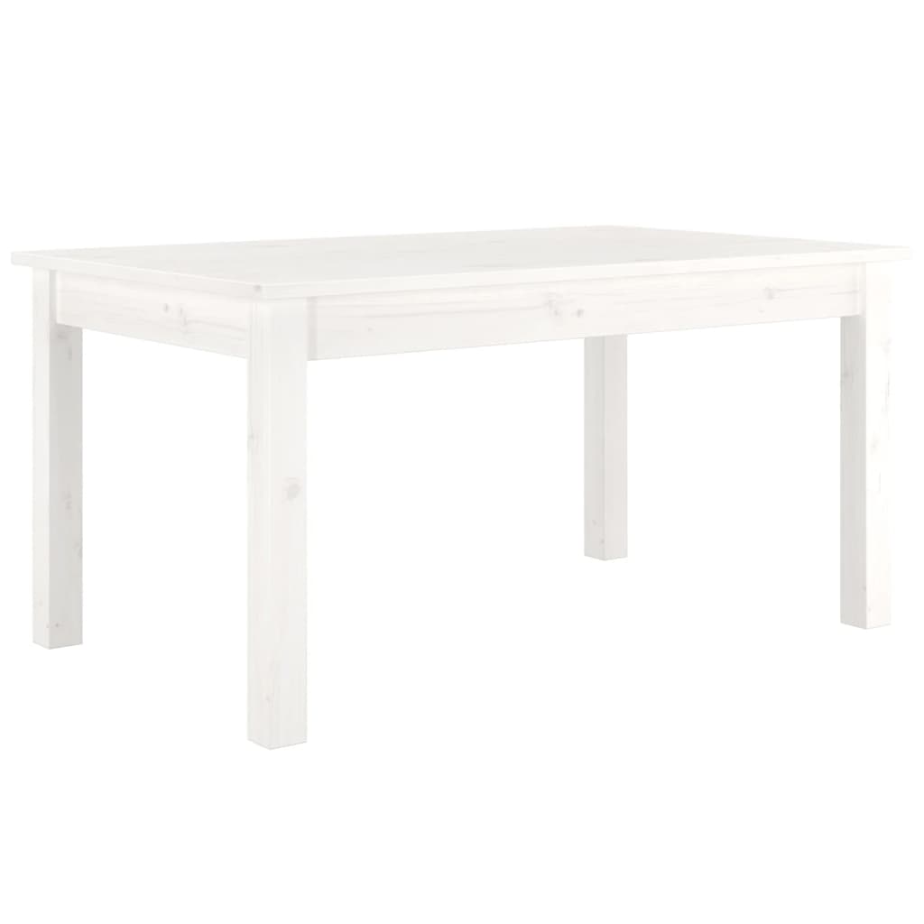Salontafel 80x50x40 cm massief grenenhout wit is nu te koop bij PeponiXL, paradijselijk wonen!