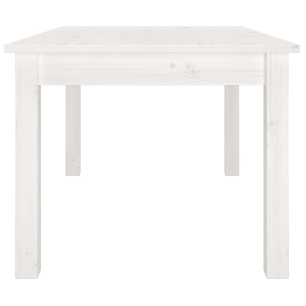 Salontafel 80x50x40 cm massief grenenhout wit is nu te koop bij PeponiXL, paradijselijk wonen!