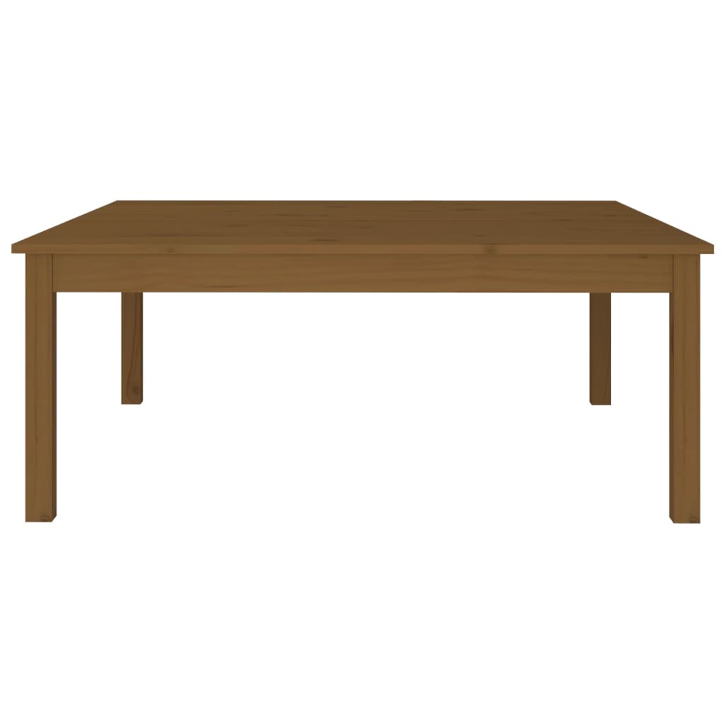 Salontafel 100x100x40 cm massief grenenhout honingbruin is nu te koop bij PeponiXL, paradijselijk wonen!
