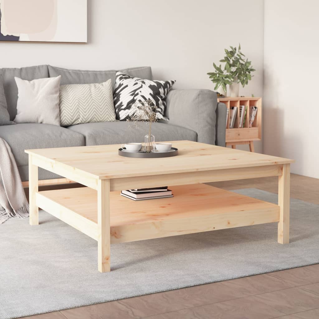 Salontafel 100x100x40 cm massief grenenhout is nu te koop bij PeponiXL, paradijselijk wonen!