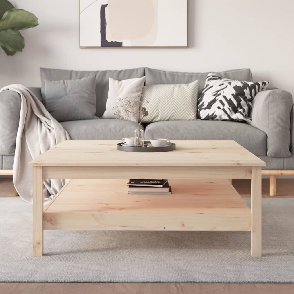 Salontafel 100x100x40 cm massief grenenhout is nu te koop bij PeponiXL, paradijselijk wonen!