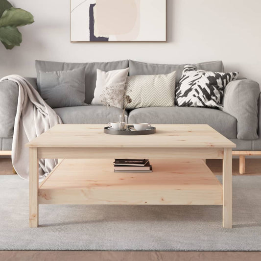Salontafel 100x100x40 cm massief grenenhout is nu te koop bij PeponiXL, paradijselijk wonen!