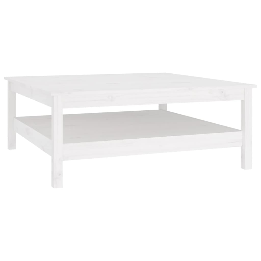 Salontafel Wit 100x100x40 cm Massief grenenhout is nu te koop bij PeponiXL, paradijselijk wonen!