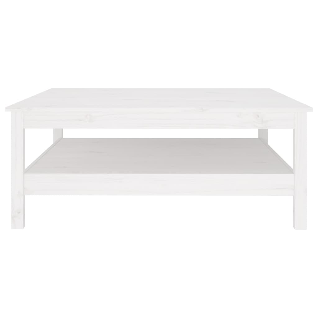 Salontafel Wit 100x100x40 cm Massief grenenhout is nu te koop bij PeponiXL, paradijselijk wonen!