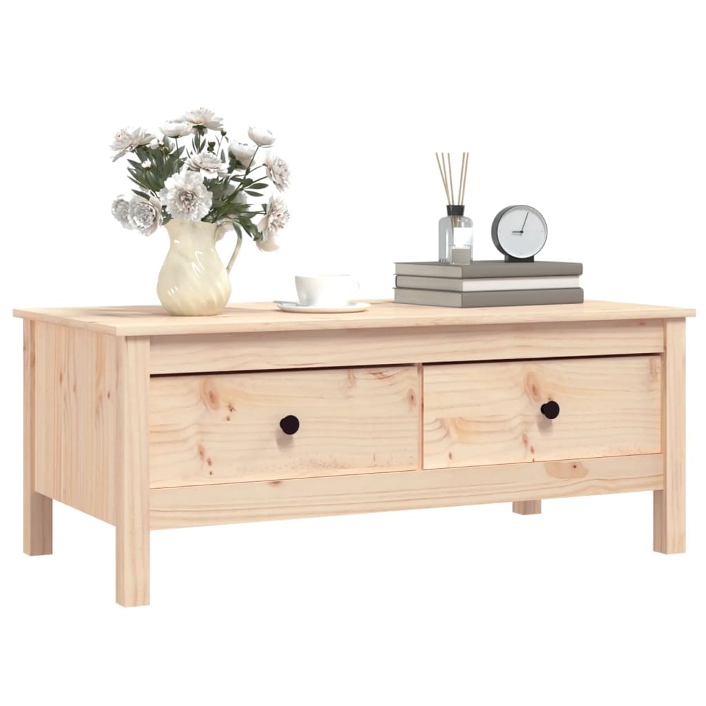 Salontafel 100x50x40 cm massief grenenhout is nu te koop bij PeponiXL, paradijselijk wonen!