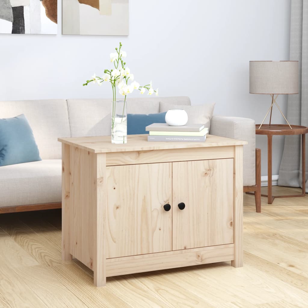 Salontafel 71x49x55 cm massief grenenhout is nu te koop bij PeponiXL, paradijselijk wonen!