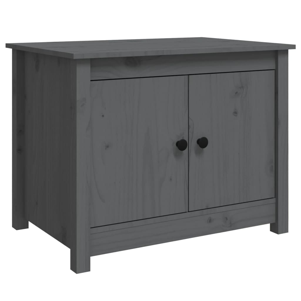 Salontafel 71x49x55 cm massief grenenhout grijs is nu te koop bij PeponiXL, paradijselijk wonen!