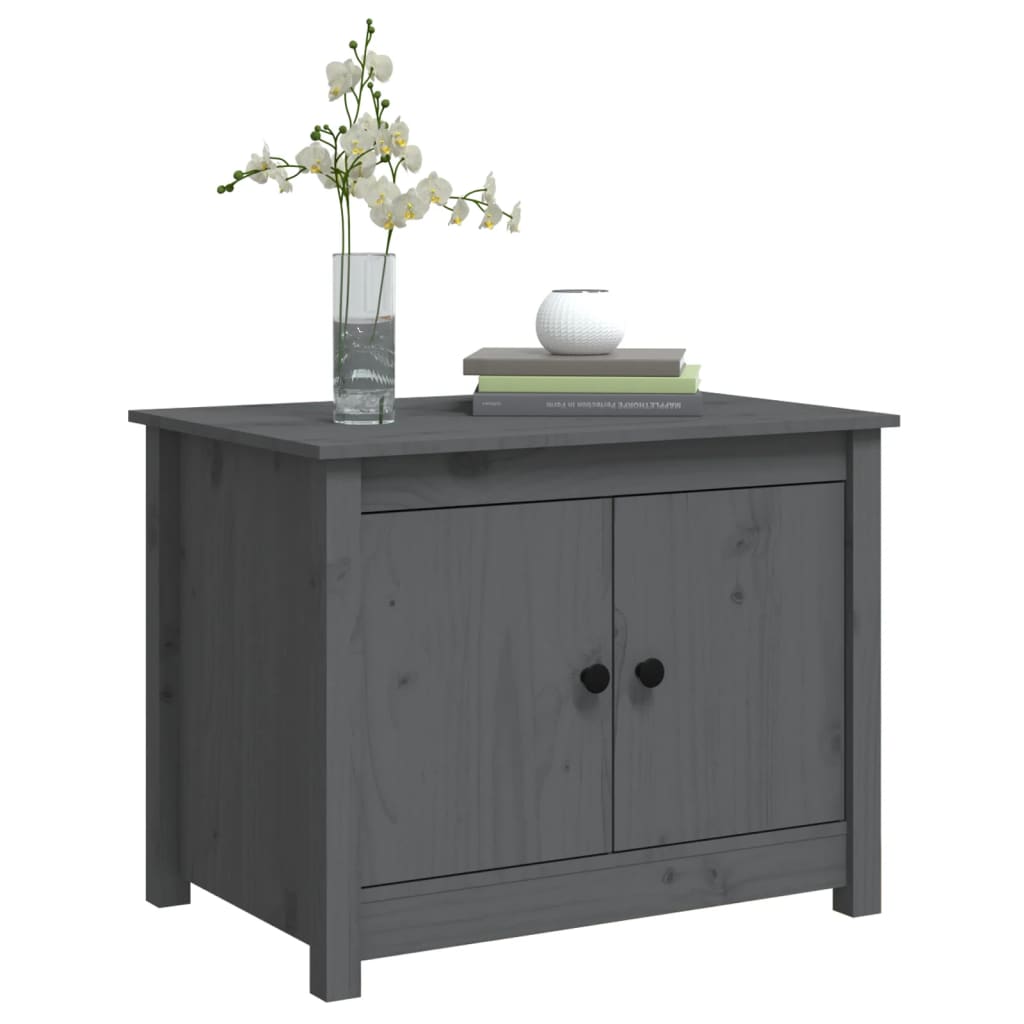 Salontafel 71x49x55 cm massief grenenhout grijs is nu te koop bij PeponiXL, paradijselijk wonen!