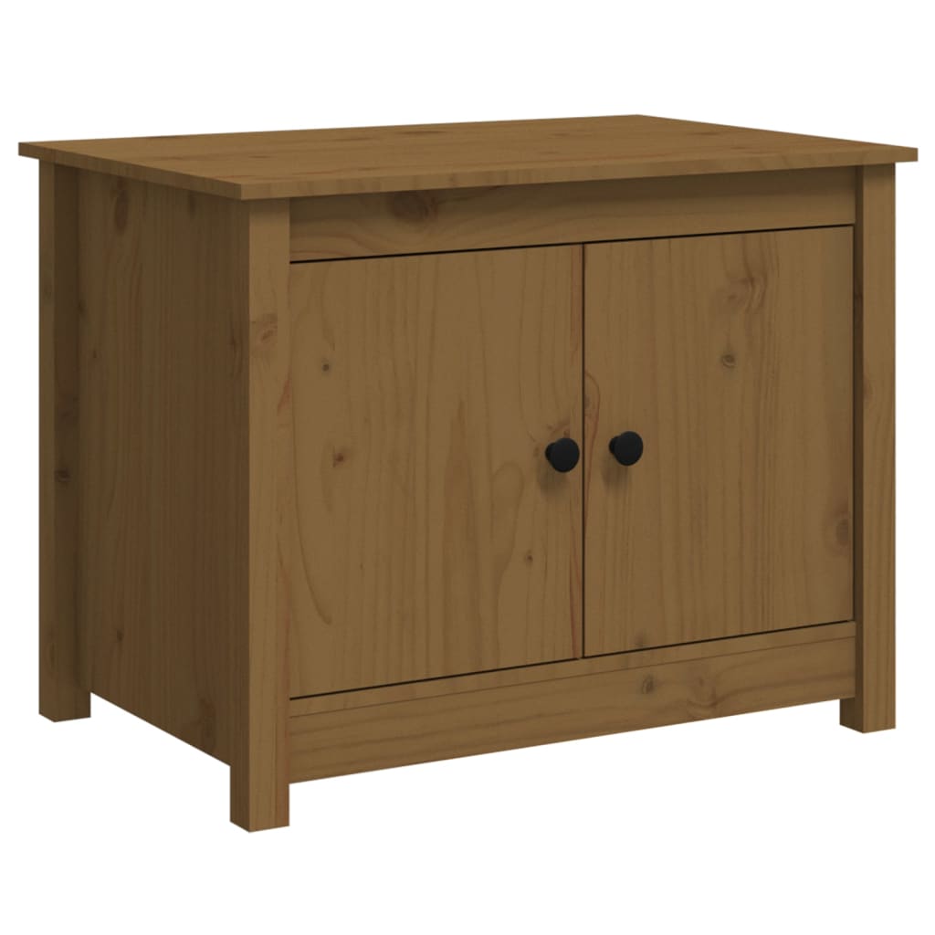Salontafel 71x49x55 cm massief grenenhout honingbruin is nu te koop bij PeponiXL, paradijselijk wonen!