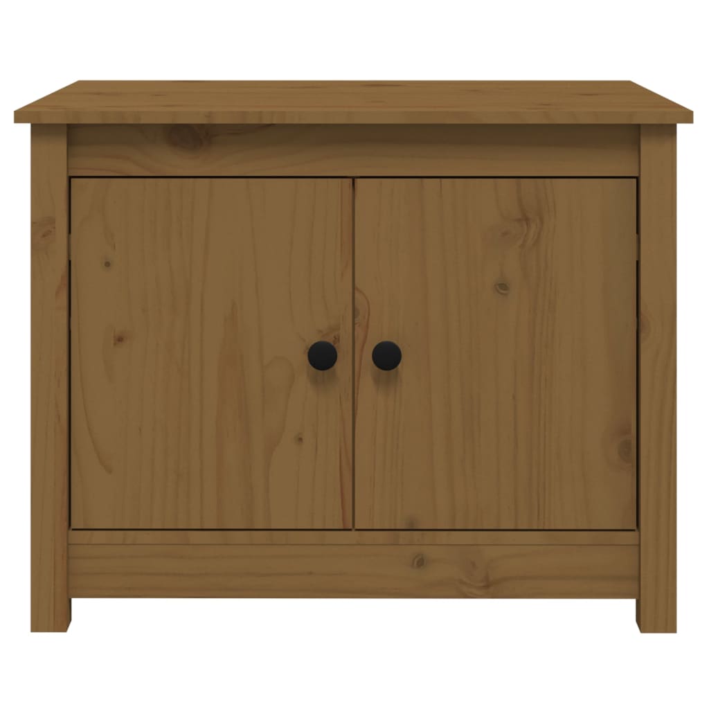 Salontafel 71x49x55 cm massief grenenhout honingbruin is nu te koop bij PeponiXL, paradijselijk wonen!