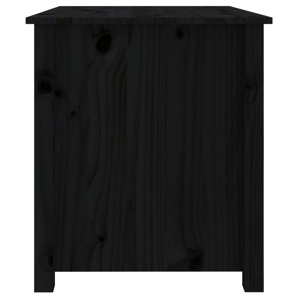 Salontafel 71x49x55 cm massief grenenhout zwart is nu te koop bij PeponiXL, paradijselijk wonen!