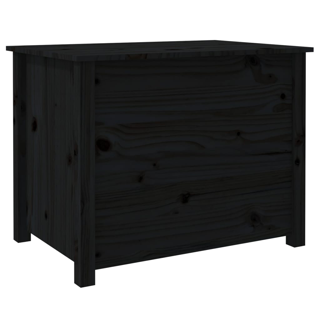 Salontafel 71x49x55 cm massief grenenhout zwart is nu te koop bij PeponiXL, paradijselijk wonen!