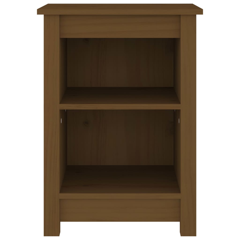 Nachtkastje 40x35x55 cm massief grenenhout honingbruin is nu te koop bij PeponiXL, paradijselijk wonen!