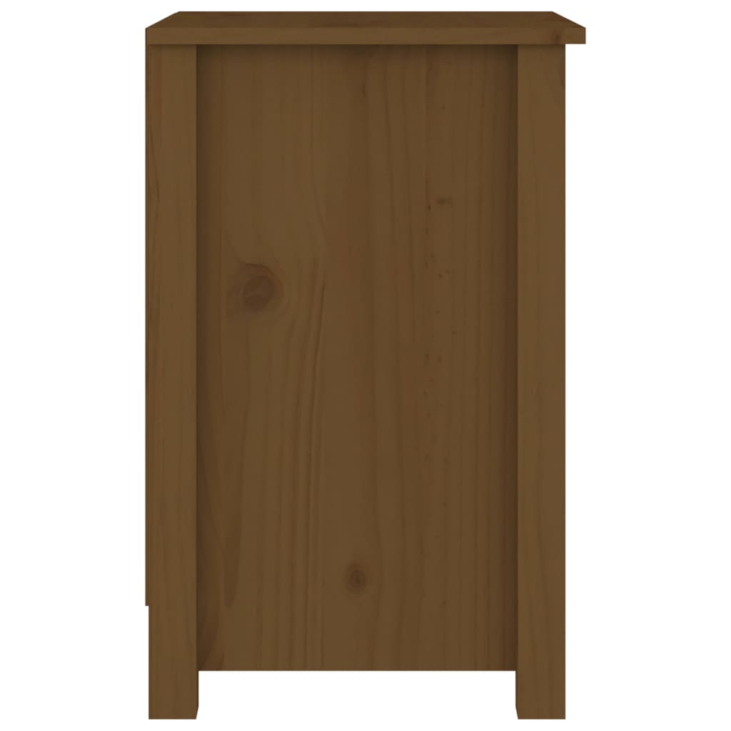Nachtkastje 40x35x55 cm massief grenenhout honingbruin is nu te koop bij PeponiXL, paradijselijk wonen!