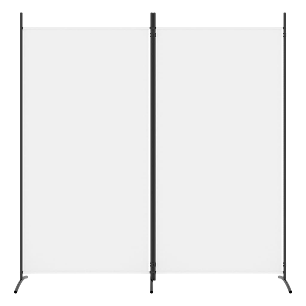 Kamerscherm met 2 panelen 175x180 cm stof wit is nu te koop bij PeponiXL, paradijselijk wonen!