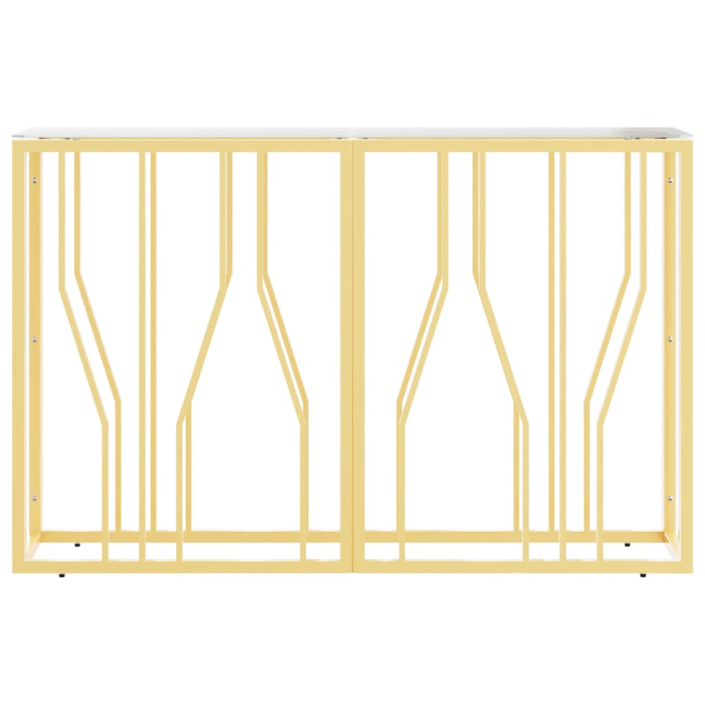 Wandtafel 110x30x70 cm roestvrij staal en glas is nu te koop bij PeponiXL, paradijselijk wonen!