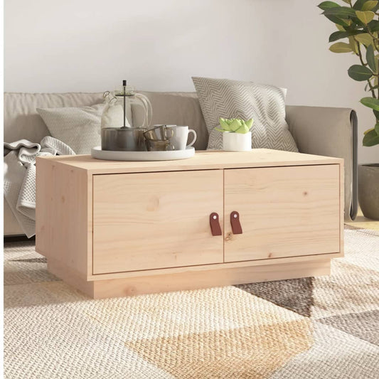 Salontafel 80x50x35 cm massief grenenhout is nu te koop bij PeponiXL, paradijselijk wonen!