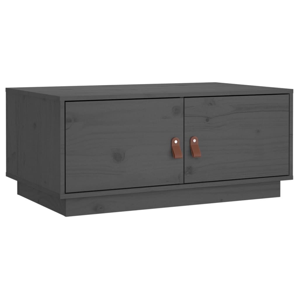 Salontafel 80x50x35 cm massief grenenhout grijs is nu te koop bij PeponiXL, paradijselijk wonen!