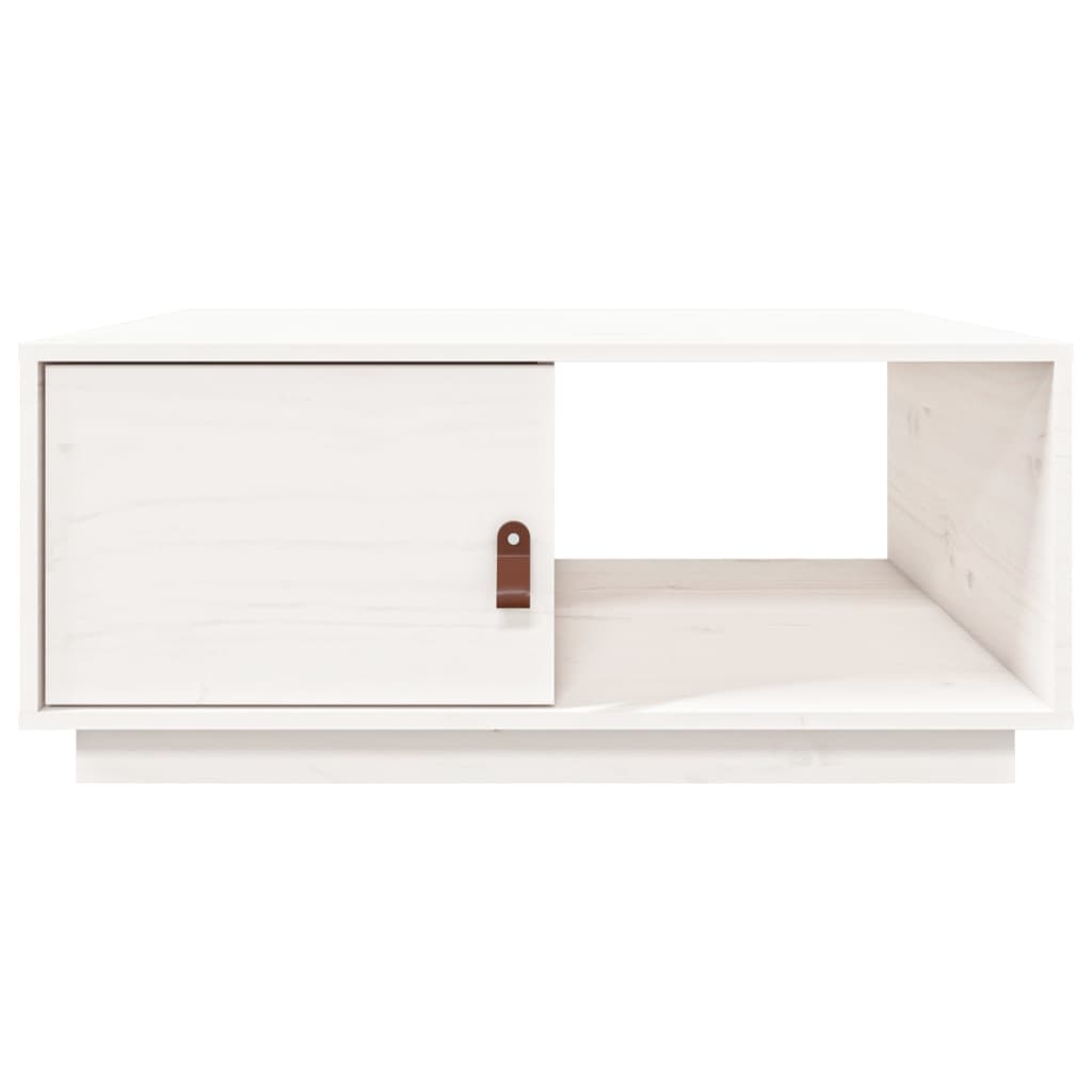 Salontafel 80x50x35,5 cm massief grenenhout wit is nu te koop bij PeponiXL, paradijselijk wonen!